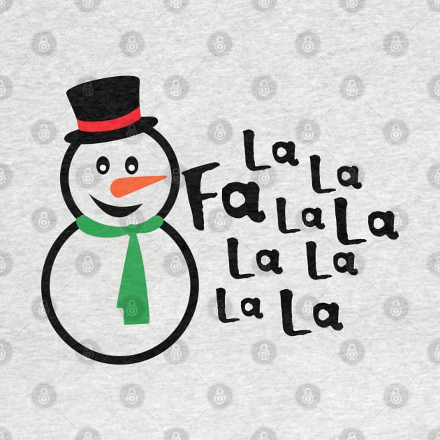 La la la snowman by Peach Lily Rainbow